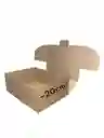 Caja De Carton Microcorrugado 26x20x10cm Plegable