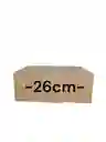 Caja De Carton Microcorrugado 26x20x10cm Plegable