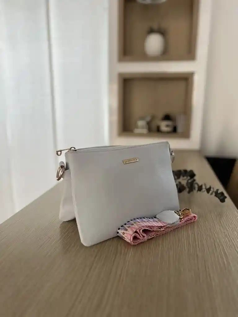 Bolso Cristal Color Blanco