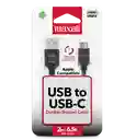 Cable Maxell Trenzado 2 Metros Usb A Usb-c