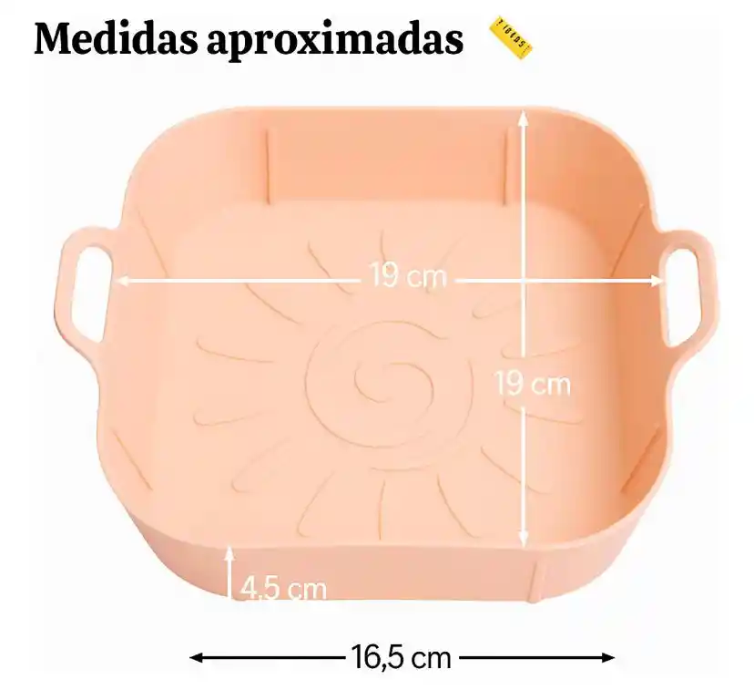 Molde Silicona Olla Grande Freidora De Aire
