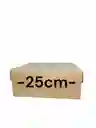 Caja De Carton Microcorrugado 25x25x10cm Tapabase