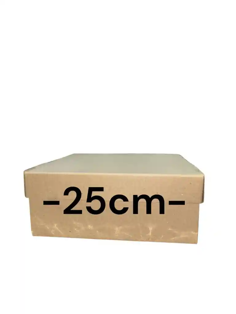 Caja De Carton Microcorrugado 25x25x10cm Tapabase