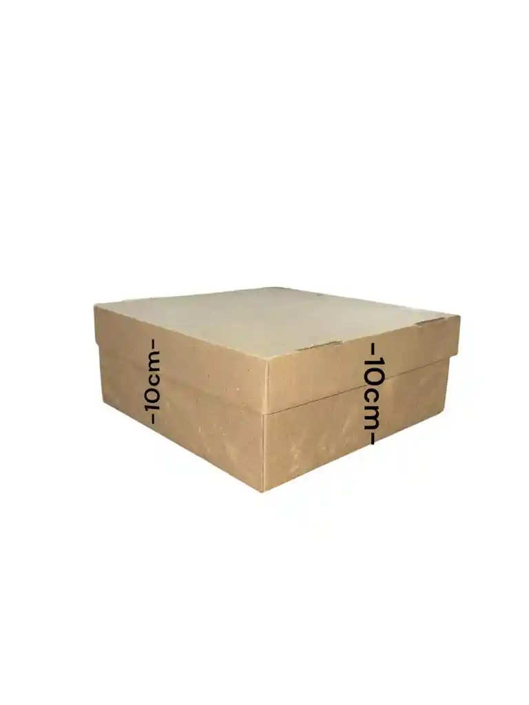 Caja De Carton Microcorrugado 25x25x10cm Tapabase