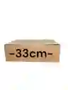 Caja De Carton Microcorrugado 33x23x10 Plegable