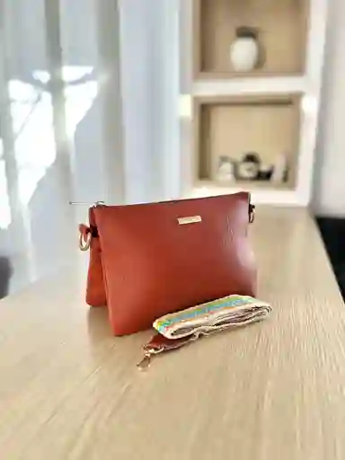 Bolso Cristal Color Terracota