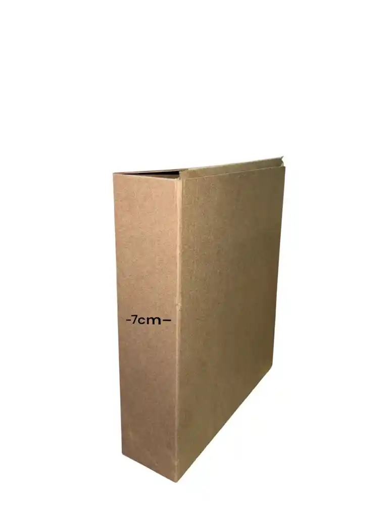 Caja De Carton Microcorrugado 27x7x30cm Plegable
