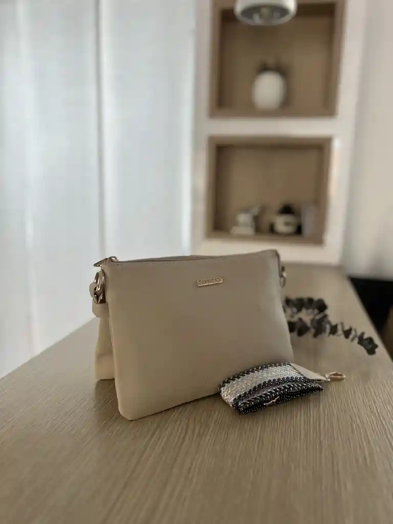 Bolso Cristal Color Beige