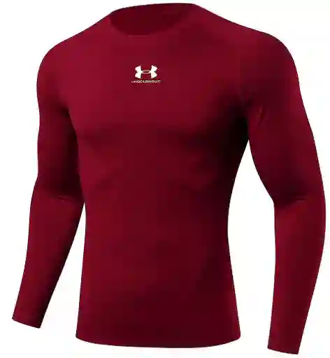 Camiseta Lycra Transpiración Entrenamiento/ Vinotinto - Talla: L