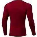 Camiseta Lycra Transpiración Entrenamiento/ Vinotinto - Talla: L