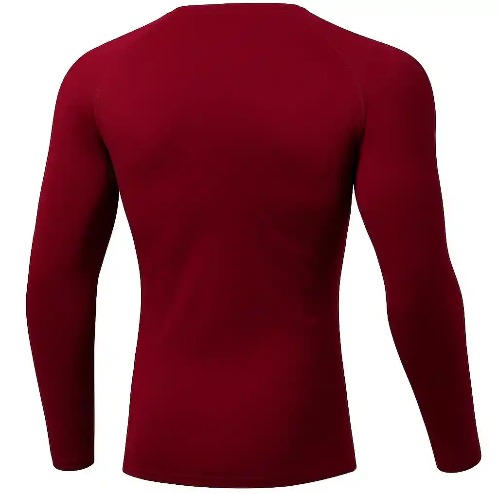 Camiseta Lycra Transpiración Entrenamiento/ Vinotinto - Talla: L