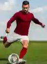 Camiseta Lycra Transpiración Entrenamiento/ Vinotinto - Talla: L