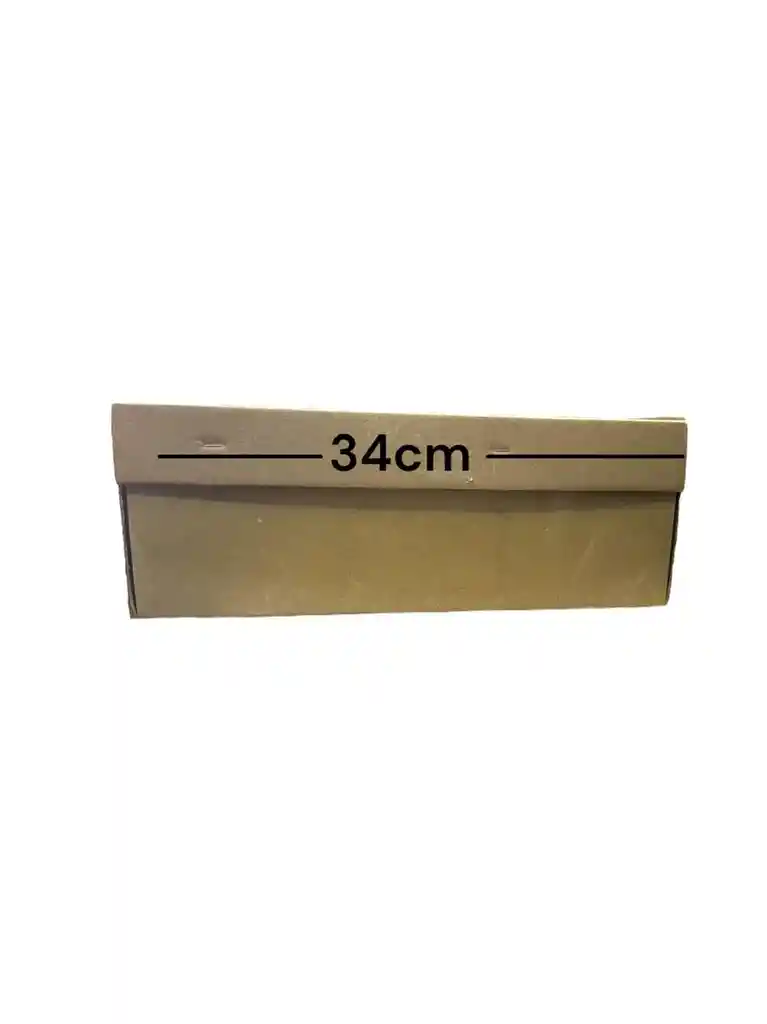 Caja De Carton Microcorrugado 34x23x12cm Plegable