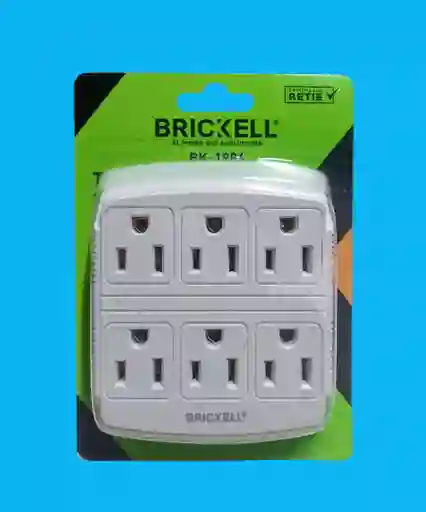 Multitoma De Pared 6 Salidas Brickell Bk-1986