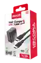 Cargador Maxell Carga Rápida Usb-c + Cable 1mt 20w