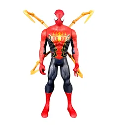 Figura Coleccionable Juguete Sonido Comic Spiderman Dorado