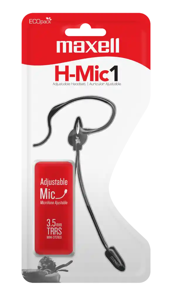 Auricular Ajustable Maxell H-mic One 3.5mm