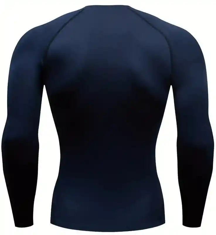 Camiseta Lycra Transpiración Entrenamiento/ Azul - Talla: S