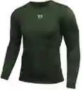 Camiseta Lycra Transpiración Entrenamiento/ Verde Militar - Talla: L