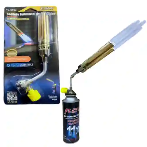 Antorcha Triple Salida Floppi Industrial Encendedor Fl-sp02