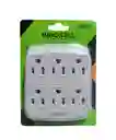 Multitoma De Pared 6 Salidas Brickell Bk-1986