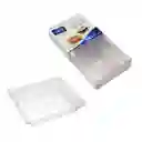 Plato Petite Transparente X 24 Unds De 6.4 Cms , Platos Para Pasabocas, Plato Degustación