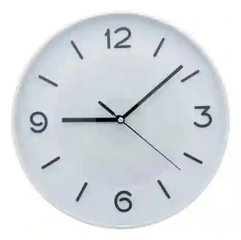 Reloj Pared Redondo 30 Cm Moderno
