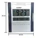 Reloj Digital Temperatura Pared Cuadrado Kadio