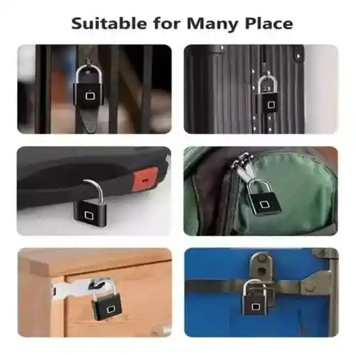Candado De Seguridad Con Detector Huella