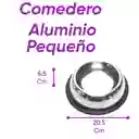 Comedero Aluminio Pequeño D. 20,5 A 5,5 Cm