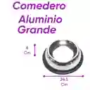 Comedero Aluminio Grande D. 24,5 A 6 Cm