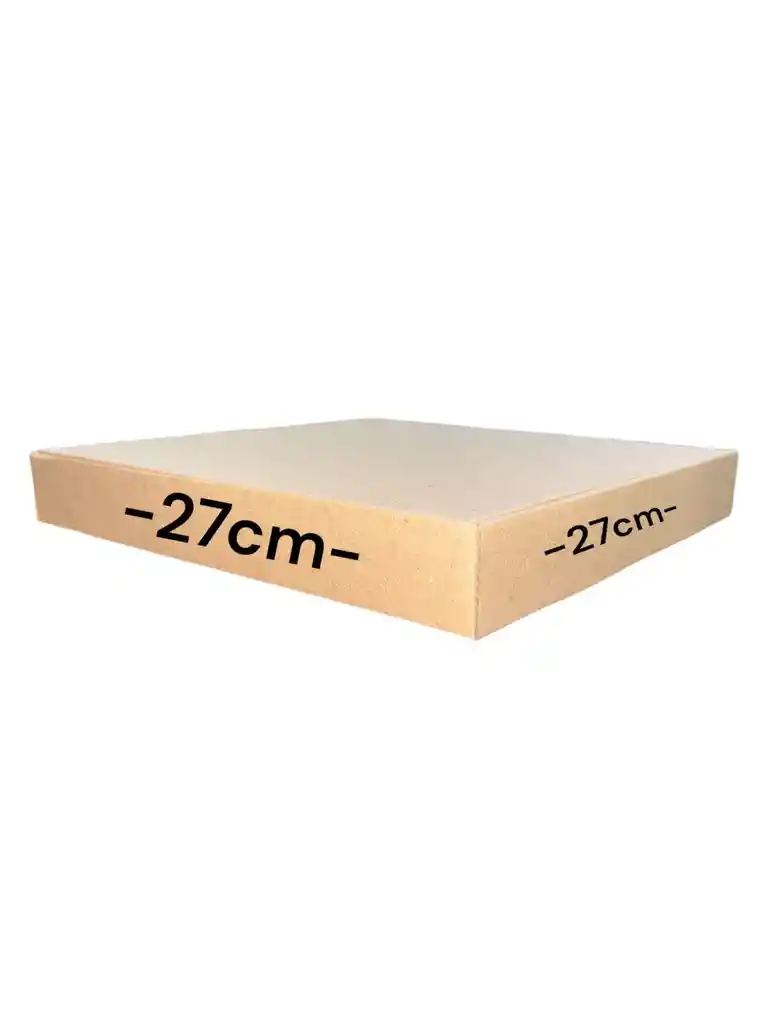 Caja De Pizza Microcorrugado 27x27x4