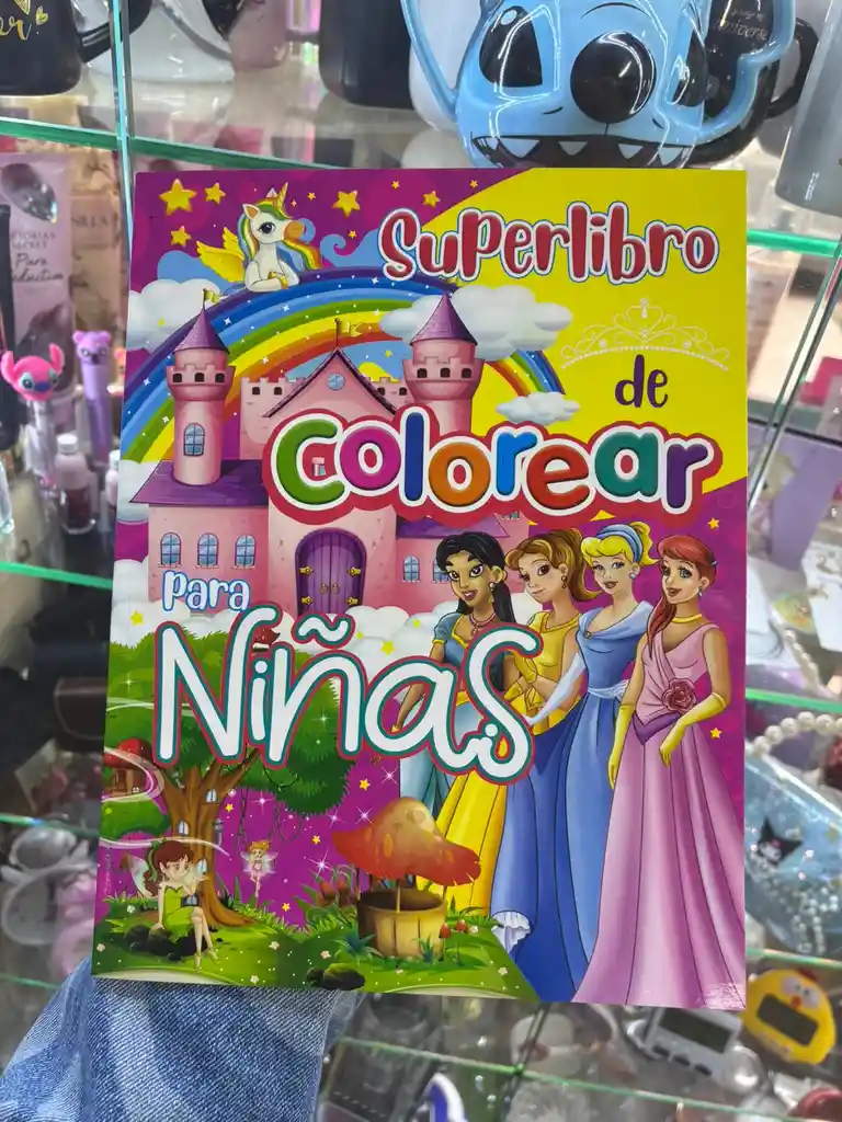 Cuentos Para Colorear Para Niños - Niñas Con Sticker Divertidos Y Didácticos