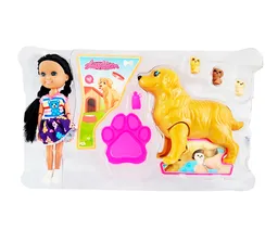 Muñeca Accesorios Mascota Mini Juguete Niñas Interactivo