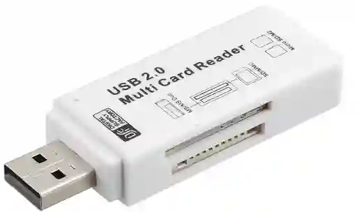 Lector De Tarjetas 15 In 1 Blanco 2.0