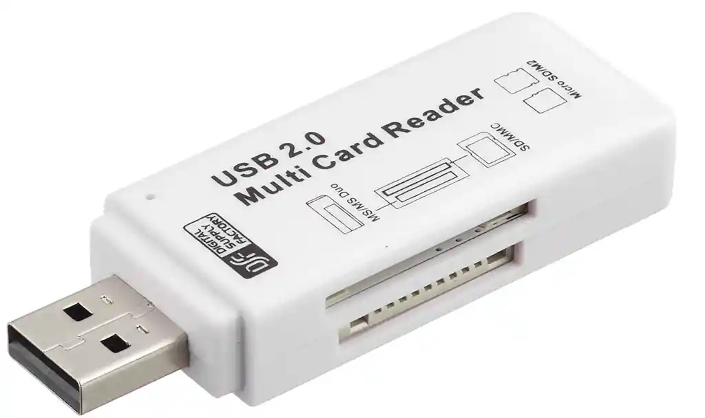 Lector De Tarjetas 15 In 1 Blanco 2.0