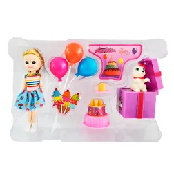 Muñeca Accesorios Fiesta Mascota Juguete Niñas Interactivo