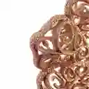 Adorno Arbol Santini Copo Nieve 11x3cm Champagne Polipropileno