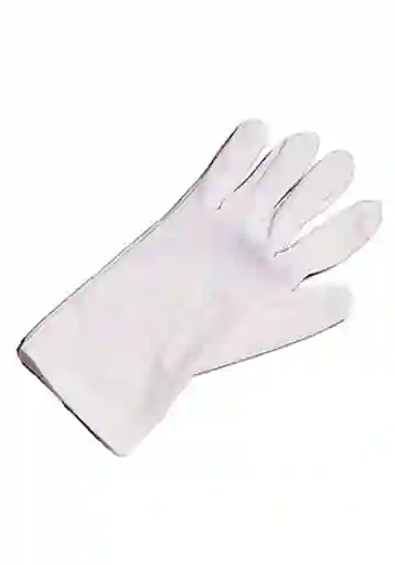 Guante Blanco De Tela Talla 4