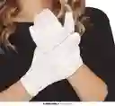 Guante Blanco De Tela Talla 4