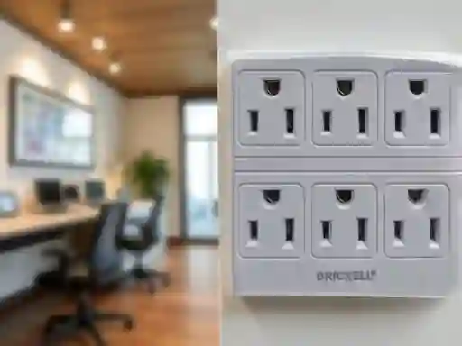 Multitoma De Pared 6 Salidas Brickell Bk-1986