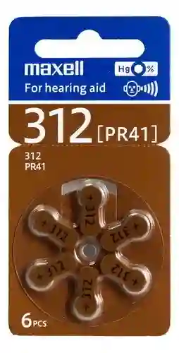 Pilas Auditivas Pr41 Zink Air 312