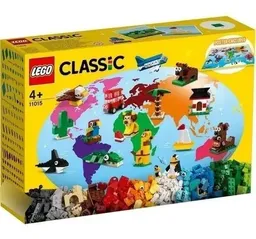 Lego Classic 11015 Alrededor Del Mundo Kit De Construcción