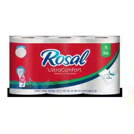 Papel Higienico Rosal Xxg Rojo X 6und