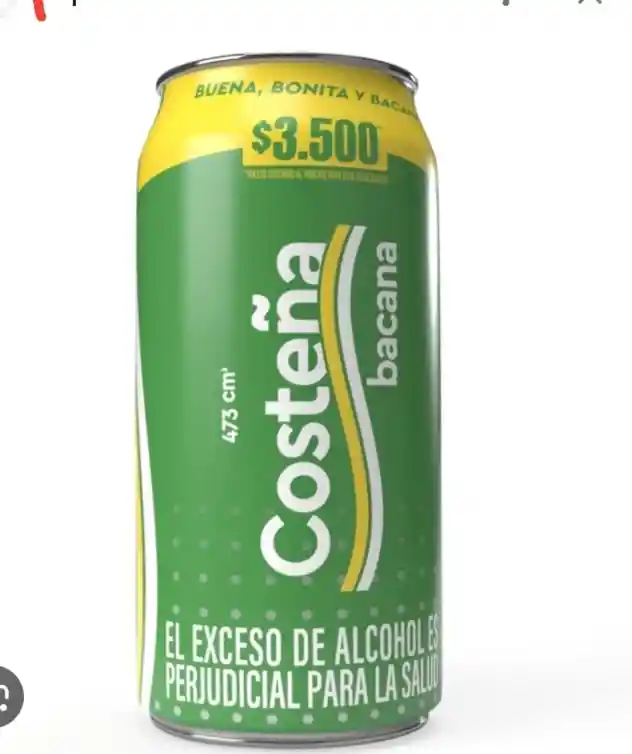 Cerveza Costeña Bacana 473 Ml Laton