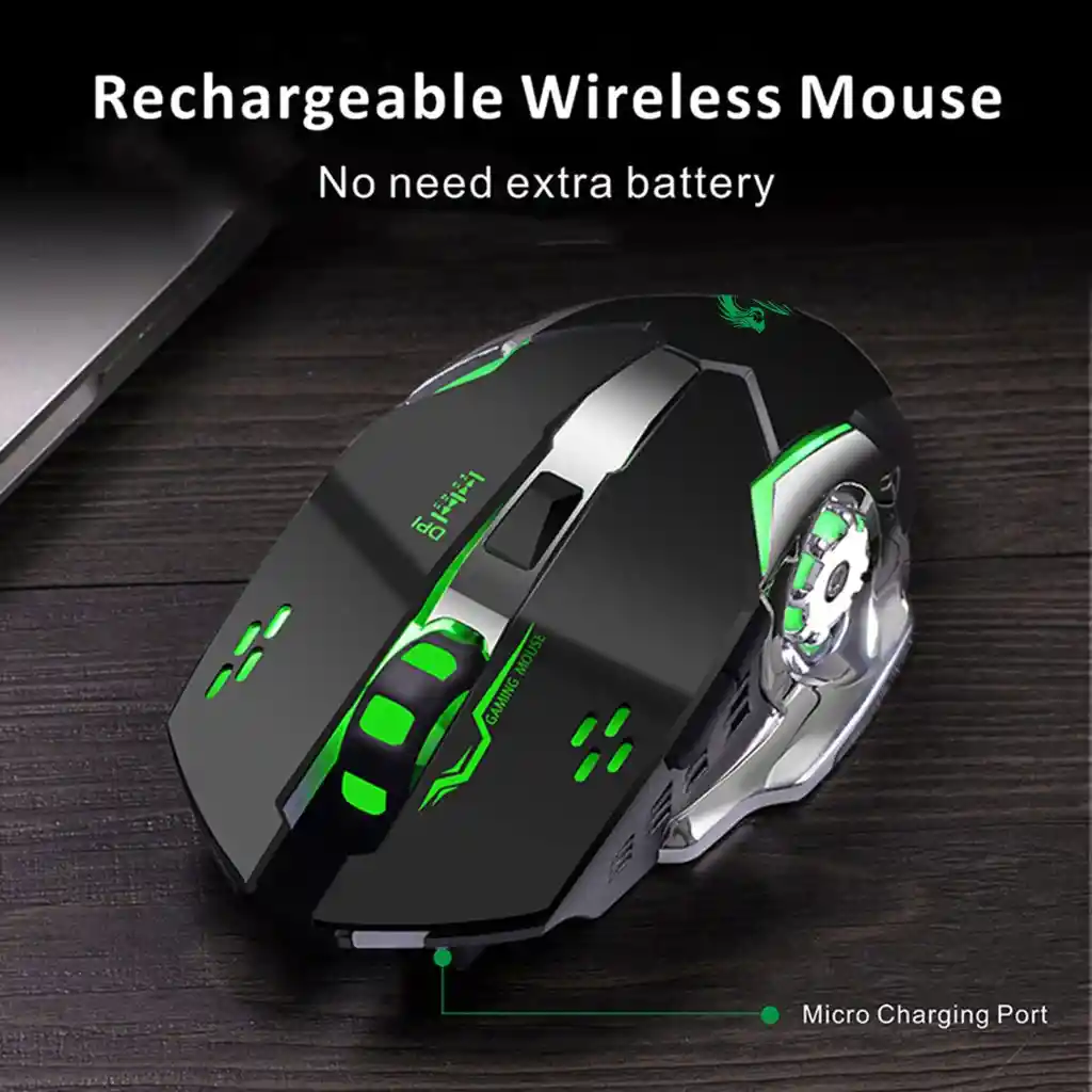 Mouse Gamer Inalambrico Bluethoo