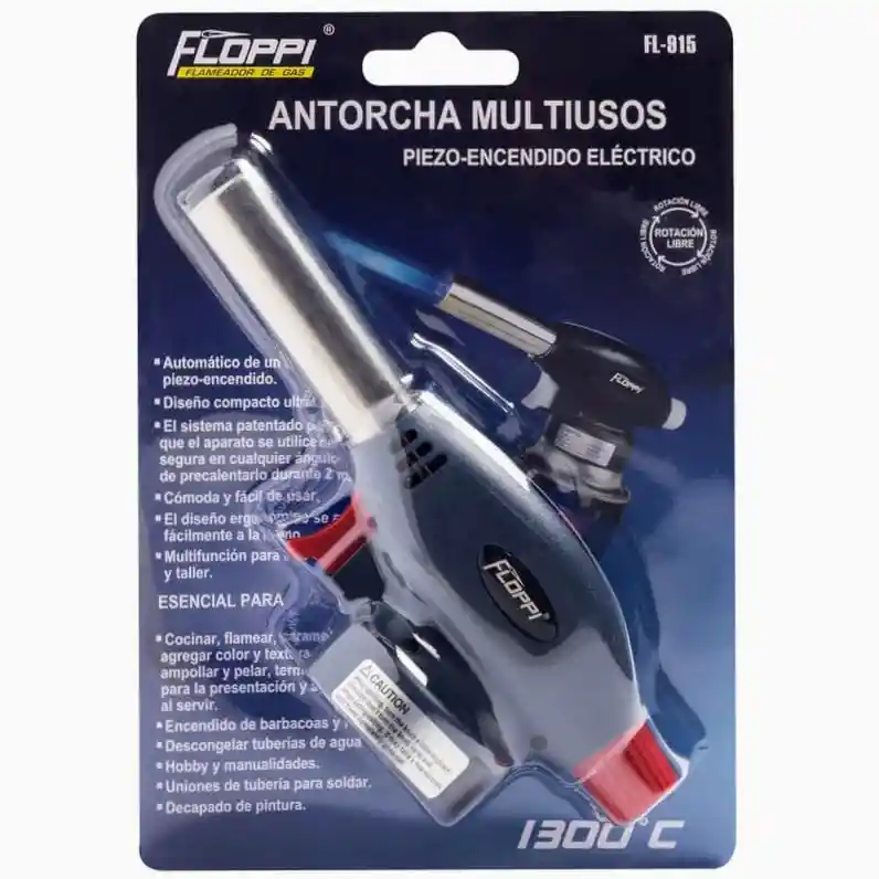 Soplete / Antorcha / Flameador Multiusos A Gas Butano Floppi Fl-915