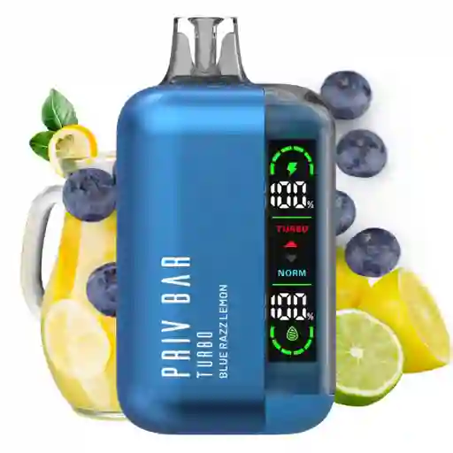 Vaporizador Desechable Priv Bar 15.000puff Frambuesa Azul