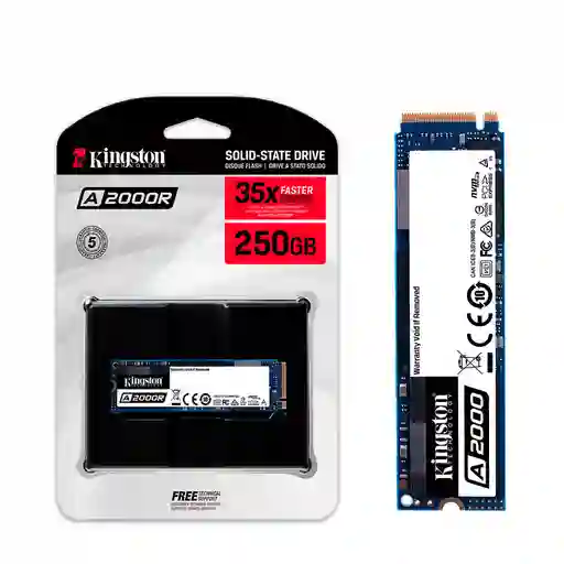 Disco Ssd Kingston A2000 250gb M.2 2280 Pcie Nvme