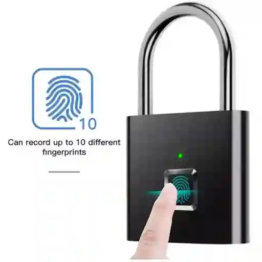 Candado De Seguridad Y Detector De Huellas